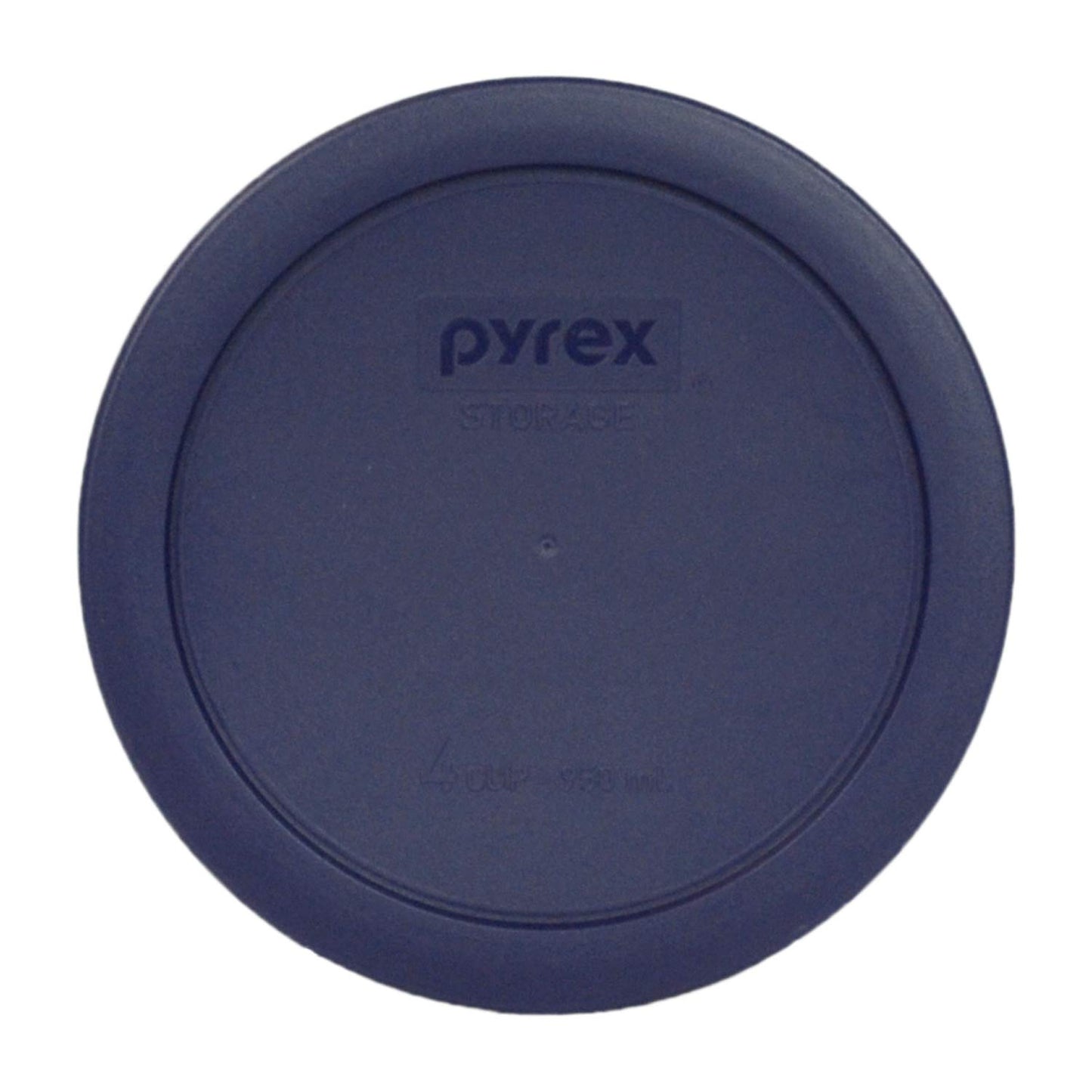 Pyrex 7403-PC 10-Cup, 7402-PC 6/7-Cup, & 7201-PC 4-Cup Blue Food Storage Replacement Lids - Made in USA