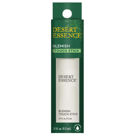 Desert Essence Herbal Blemish Touch Stick with Natural Extracts & Essential Oils - .31 Fl Ounce - Antiseptic Tea Tree Oil - Chamomile - Lavender