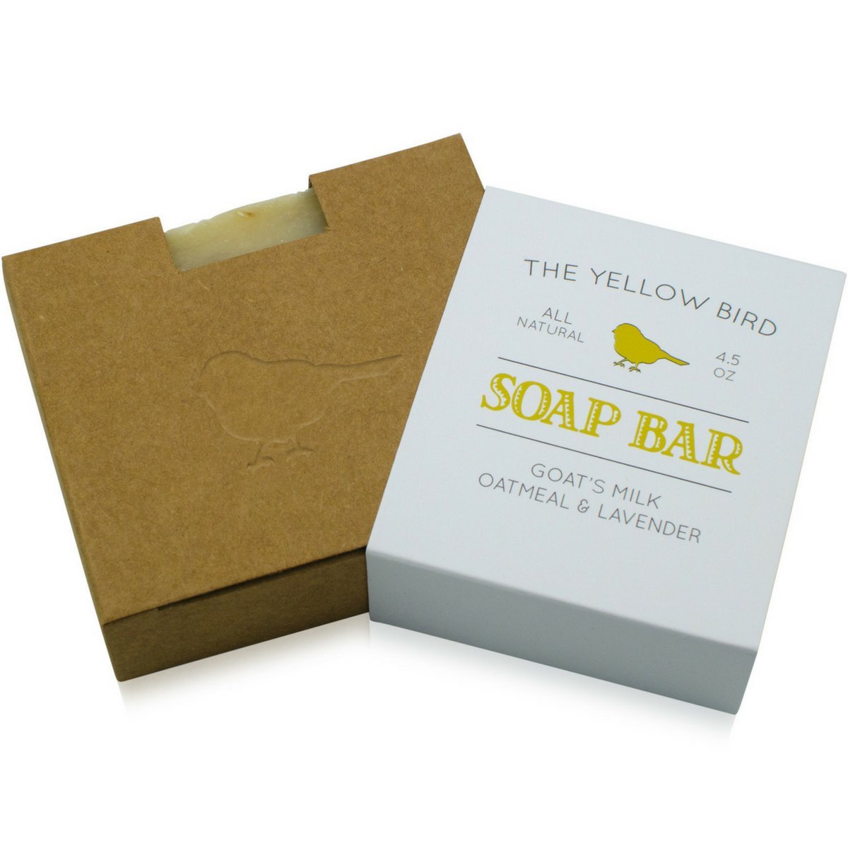 Lavender Goats Milk Soap Bar with Oats - Gentle Exfoliating Bath Soap. Moisturizing Dry Skin Face & Body Wash. Mild Natural and Organic Soap. Made