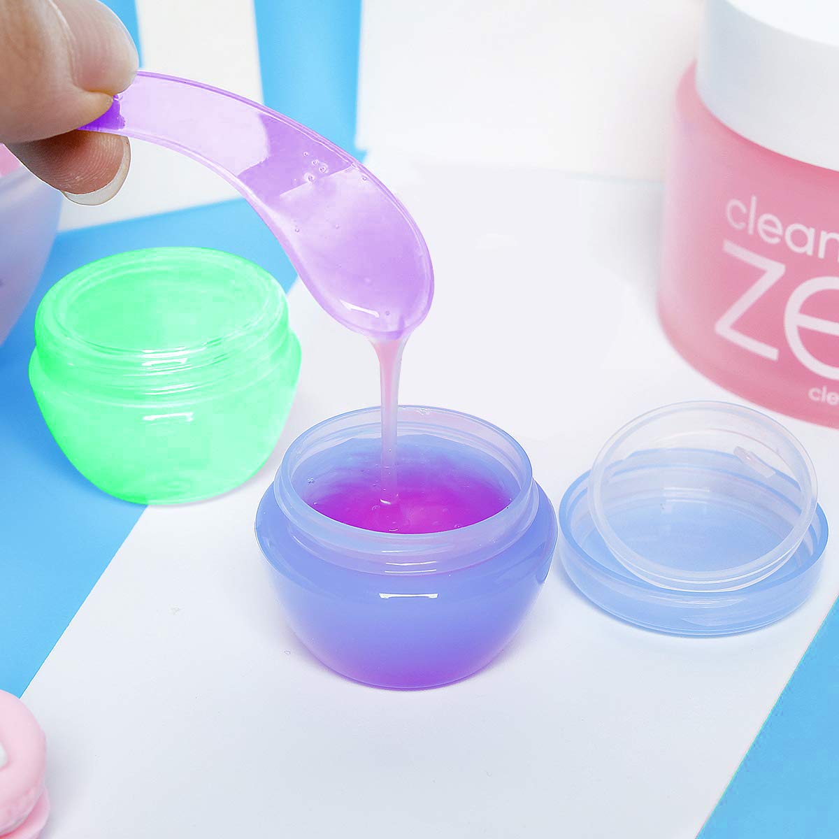 Travel Bottles Kit, TSA Approved Leak Proof Portable Toiletry Containers Set, Clear PET Flight Size Cosmetic Containers for Lotion, Shampoo