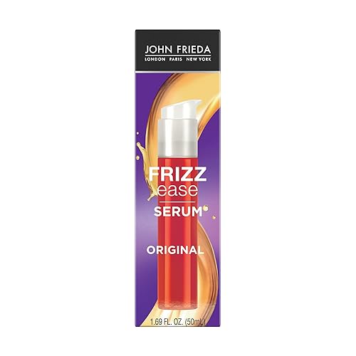 John Frieda Frizz Ease Original Hair Serum, Protecting Against Frizz, Heat, and Humidity While Adding Shine, Smooths Strands and Hydrates Parched