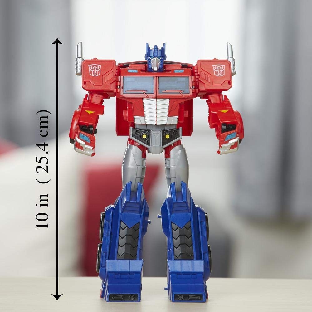 Transformers Toys Optimus Prime Cyberverse Ultimate Class Action Figure - Repeatable Matrix Mega Shot Action Attack Move - Toys for Kids 6 & Up, 11.5"