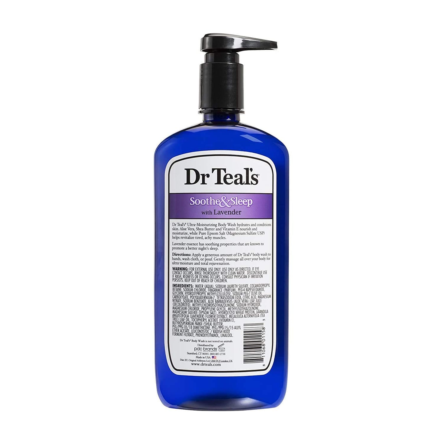Dr Teal's Epsom Salt Body Wash 4-Pack (96 Fl Oz Total) Soothe & Sleep with Lavender Beauty & Personal Care Dr Teal's