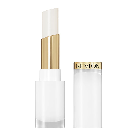 REVLON Super Lustrous Glass Shine Balm, Hydrating Tinted Lip Balm with Hyaluronic Acid, Aloe & Rose Quartz, 001 Sparkling Quartz, 0.11 oz