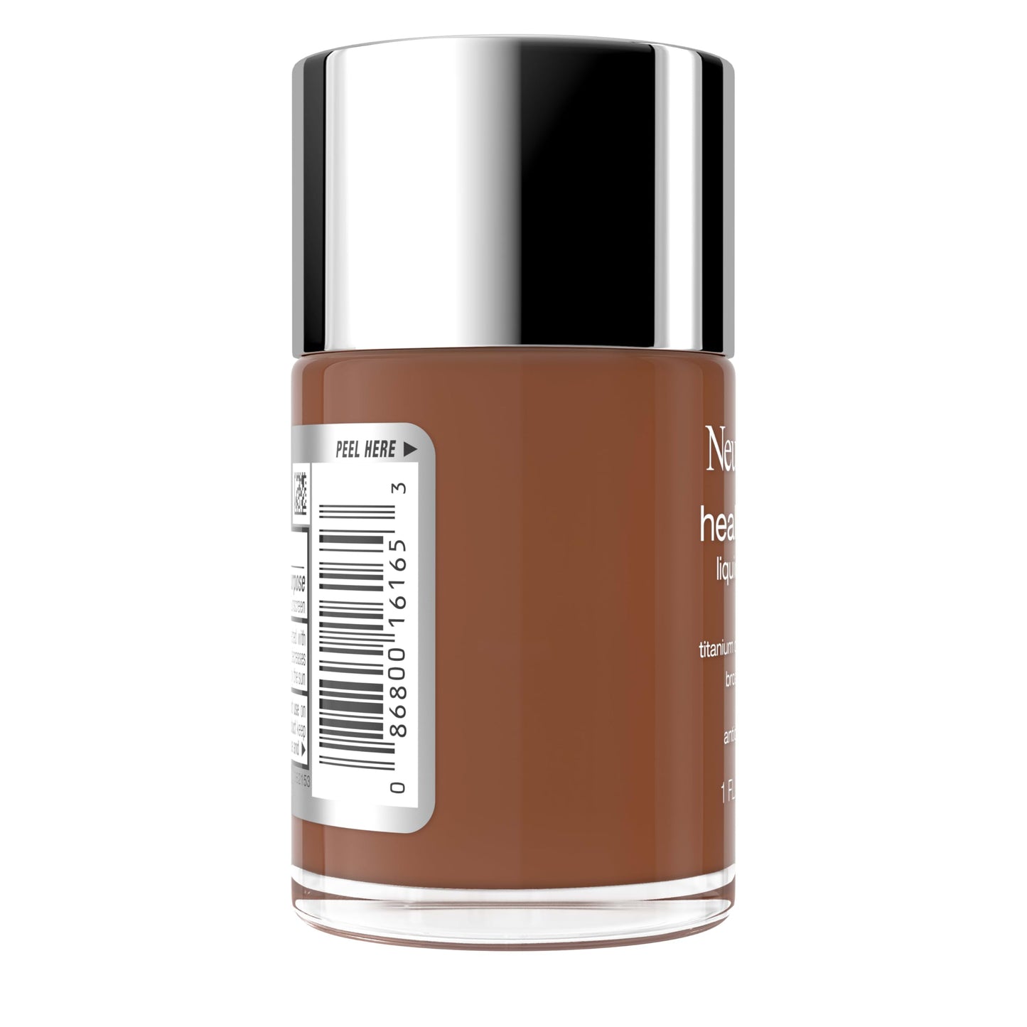 Neutrogena Healthy Skin Liquid Foundation Makeup Broad Spectrum SPF 20 Sunscreen, Medium Coverage, Vit B5, Antioxidants, All Day Wear, Rich Golden