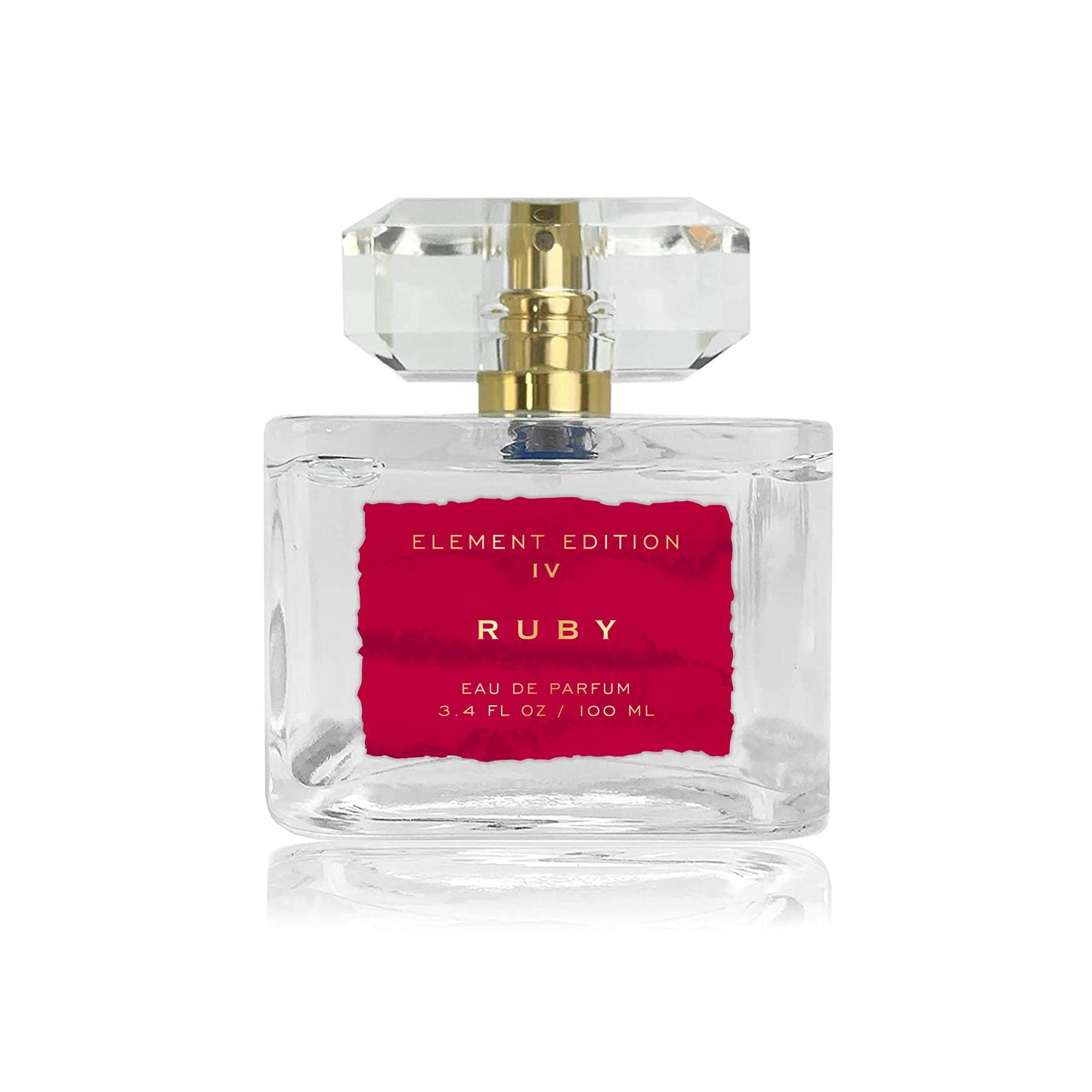 Element Edition Women's Perfume Spray - Ruby, 3.4 oz 100 mL - Crafted with notes of Cherry, Golden Amber and Vanilla - Tru Fragrance & Beauty