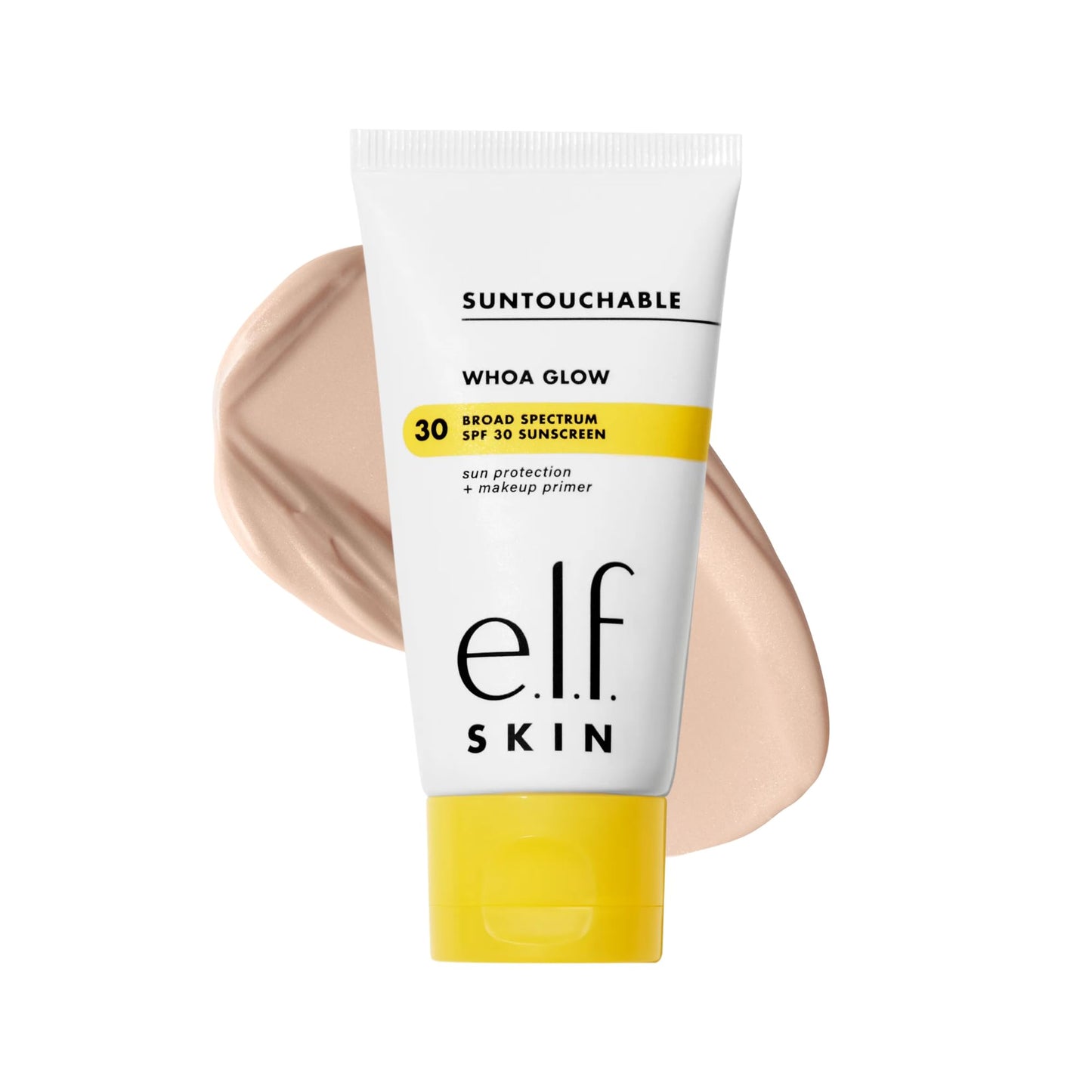 e.l.f. SKIN Suntouchable Whoa Glow SPF 30, Face Sunscreen & Makeup Primer with Hyaluronic Acid, Vegan & Cruelty-Free, Sunlight Beauty and Personal Care e.l.f.