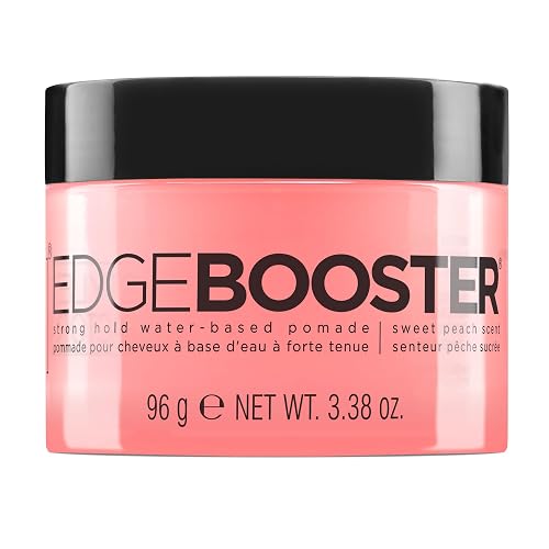 Style Factor Edge Booster Strong Hold Water-Based Pomade | Formulated with Argan Oil for Moisture & High Shine | Long Lasting Edge Control Gel | Sweet