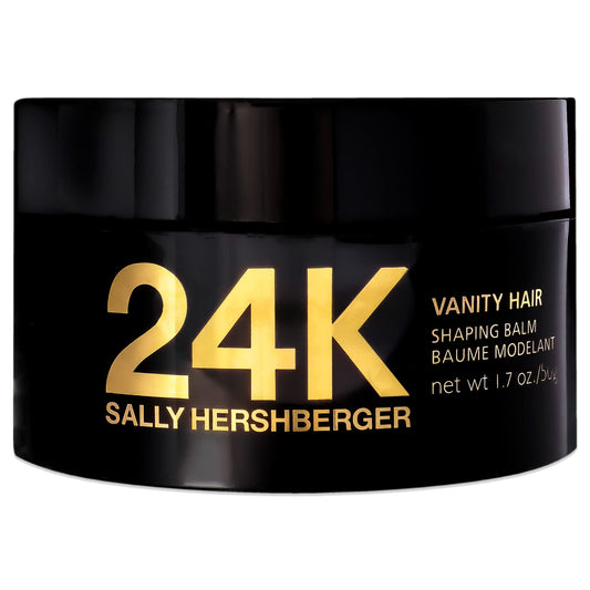 SALLY HERSHBERGER 24K Vanity Hair Shaping Balm - Smoothing, Buildup-Free Texturizing Balm For Sleek Shine - Infused With Soy Protein For A Soft