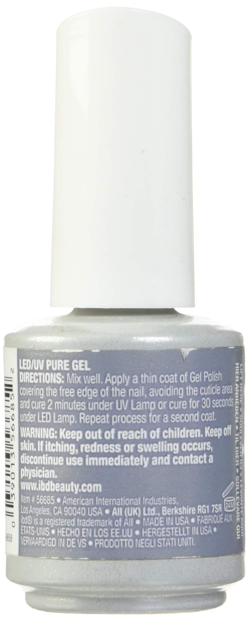 IBD Just Gel Nail Polish, Pretty In Pewter, 0.5 Fluid Ounce Beauty & Personal Care IBD