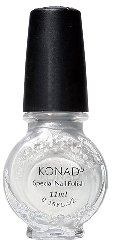 Konad Nail Art Stamping Polish - Silver