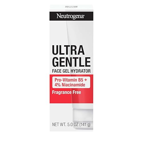 Neutrogena Ultra Gentle Face Gel Hydrator with Pro-Vitamin B5 & 4% Niacinamide Designed for Acne-Prone Skin, Lightweight Gel Cream Targets Uneven Skin