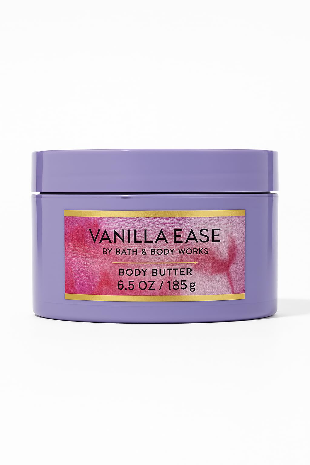 Bath & Body Works Vanilla Ease Body Butter 8 oz / 226 g with Lavender Blossoms Creamy Vanilla and Soft Cedarwood