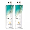Olay Ceramide Cleansing & Strengthening Women's Body Wash with Ceramide and Vitamin B3 Complex, 17.9 Fl Oz (Pack of 2)
