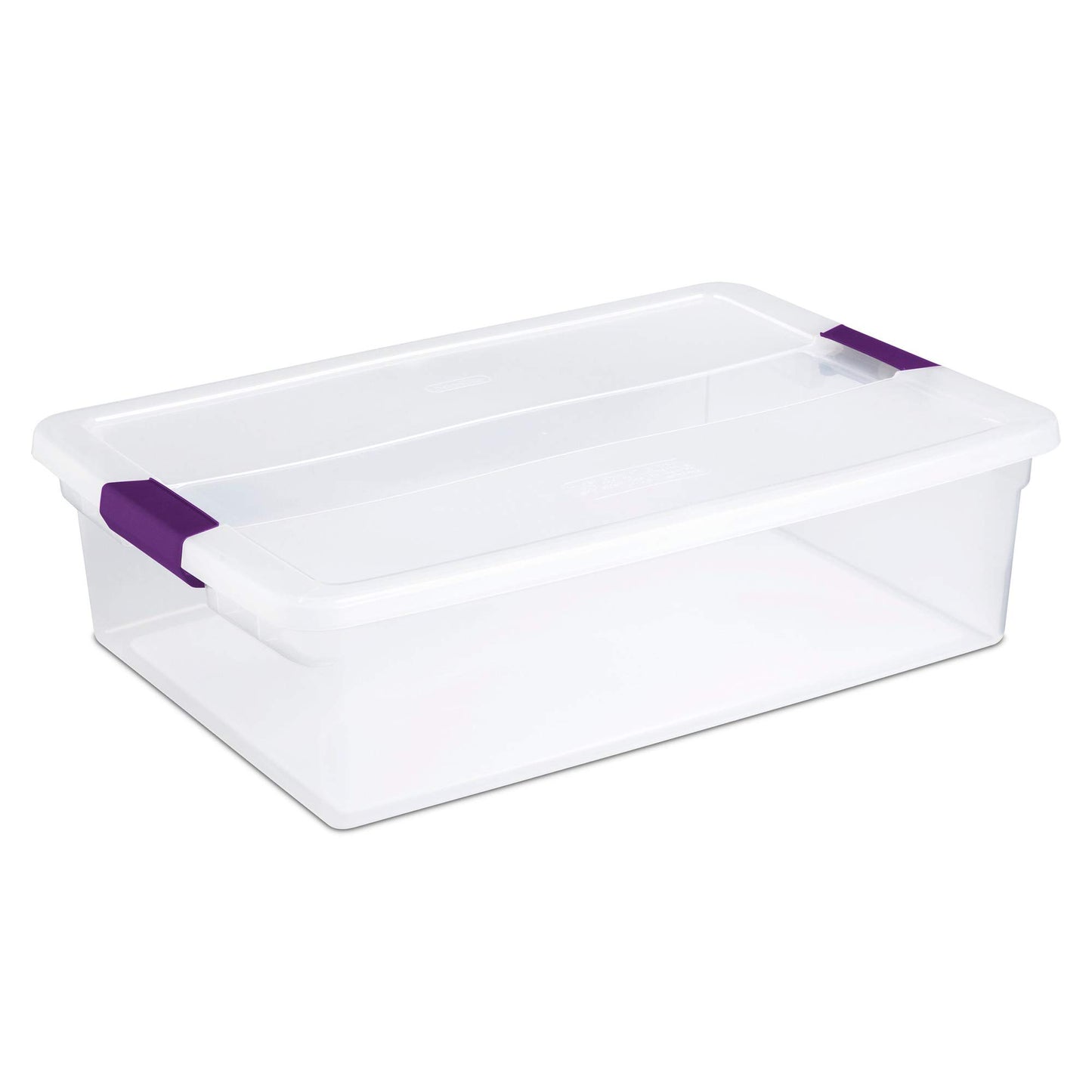 STERILITE 17551706 32-Quart Clear View Latch Box (Pack of 1)