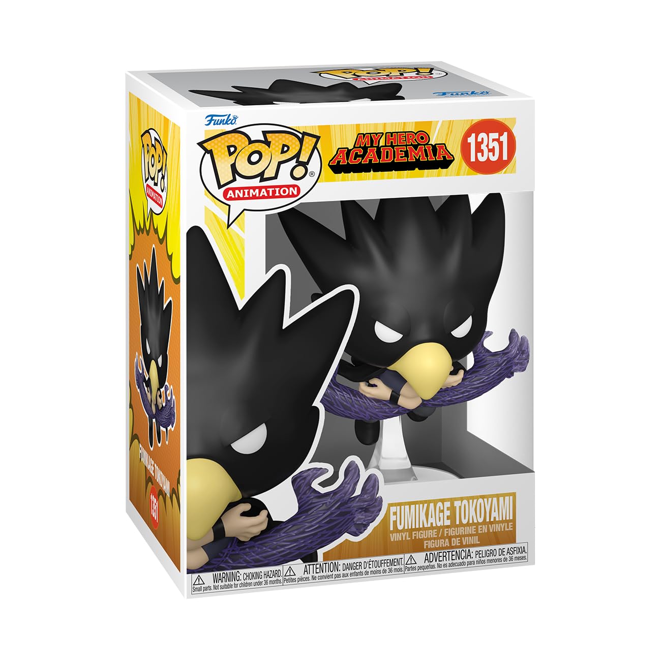 Funko POP! Animation: MHA - Fumikage Tokoyami and Dark Shadow - (Fallen Angel) - My Hero Academia - Collectable Vinyl Figure - Gift Idea - Official…