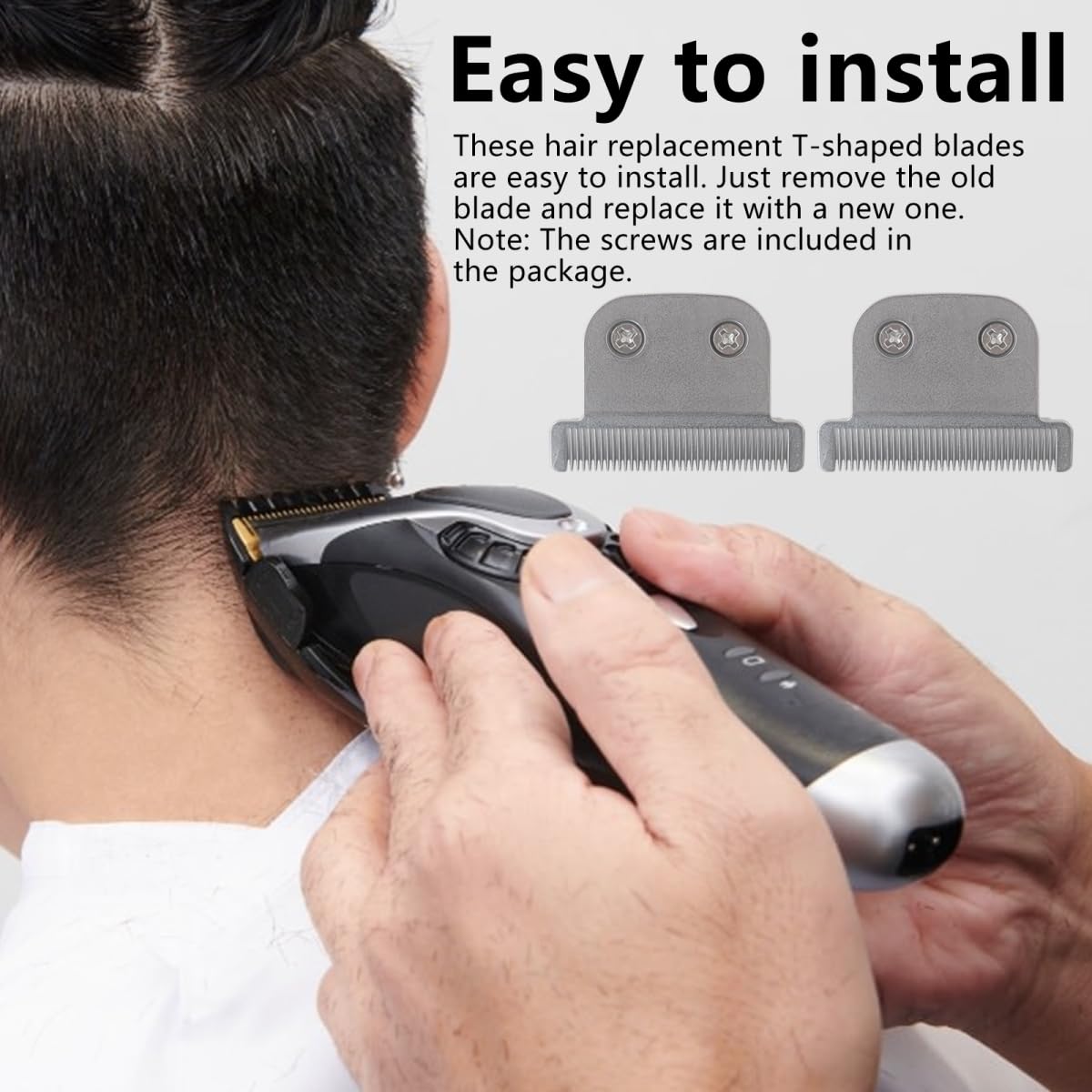2PCS Replacement Detachable T Blade Fit for Wahl T Blades for Trimmer Models 9864/9864SS/9686/9818A/9854L/9870/9888/9937 Beauty and Personal Care Homesweet