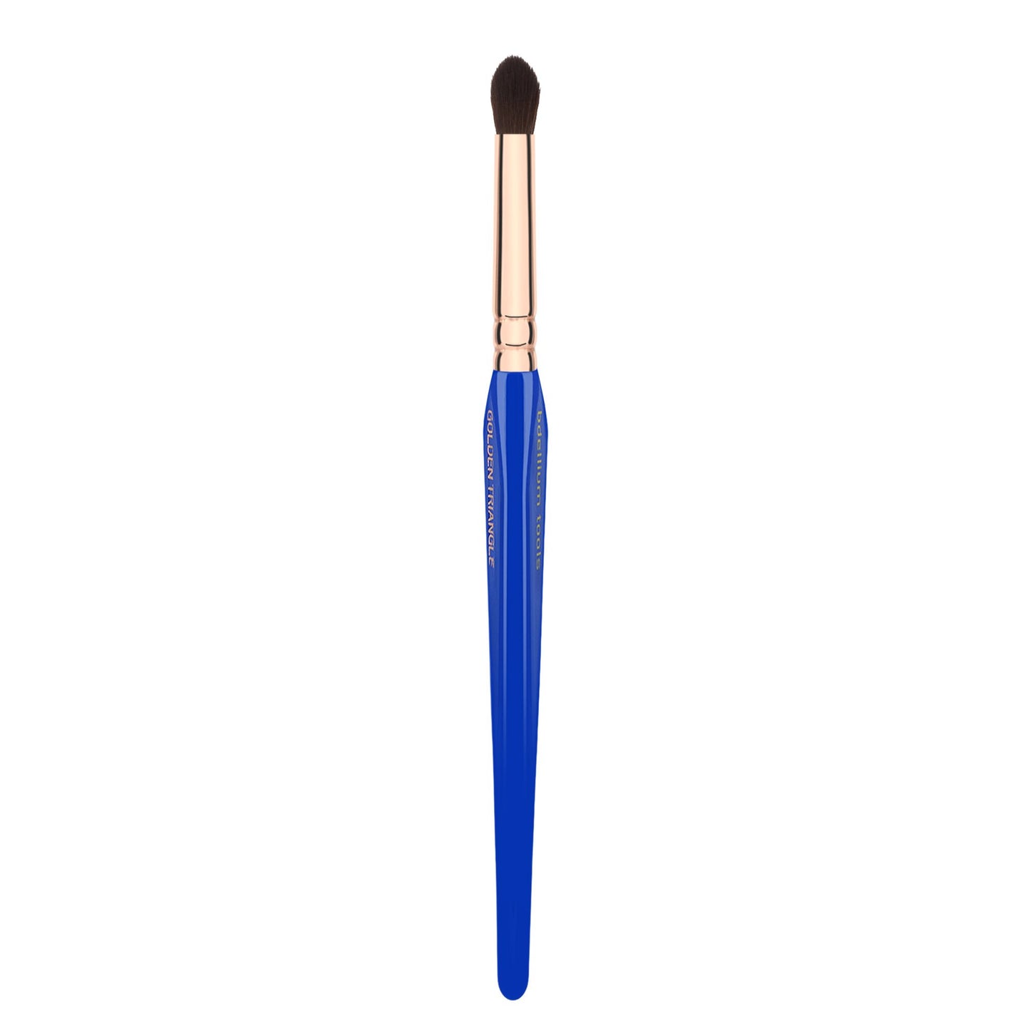 Bdellium Tools Professional Makeup Brush - Golden Triangle Series 781 Crease - With All Vegan and Soft Synthetic Fibers, For Eye Crease (Blue, 1pc)