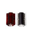 Linziclip Maxi Hair Jaw Clip, Tortoiseshell and Black, 2-Pack
