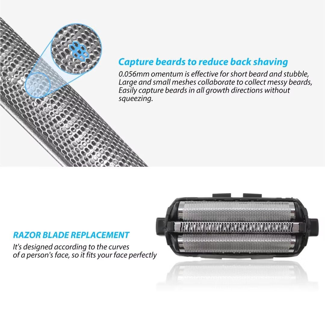 WES9068 WES9087 Shaver Head Cutters Replacement Razor Blades Foil Screen Kit Fit for Panasonic ES8103 ES8103S ES-ST23 S8161 ES-LC62 ES8249 ES-GA20 Beauty and Personal Care XSPANDER
