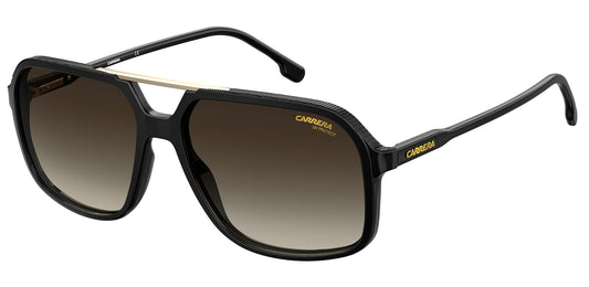 Carrera 229/S Black/Brown Shaded 59/16/145 unisex Sunglasses