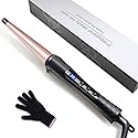 Hair Curling Wand, 1/2-1 Inch Tapered Curling Iron for All Hair Types, Professional Ceramic Hair Curler Wand with Adjustable Temperature 190-450?