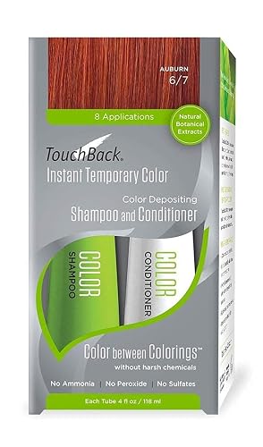 TouchBack Auburn Color Shampoo and Conditioner Set