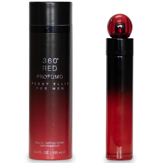 Perry Ellis 360° Red Profumo Eau De Parfum Spray for Men - Mens Cologne, Long Lasting Perfume, EDT, Fragrance with Notes of Cinnamon, Nutmeg & Musk Beauty & Personal Care Perry Ellis