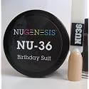 NuGenesis Nail Dipping Powder Color 1.5oz/43g Jar - (NU36 BIRTHDAY SUIT) Beauty & Personal Care Nugenesis