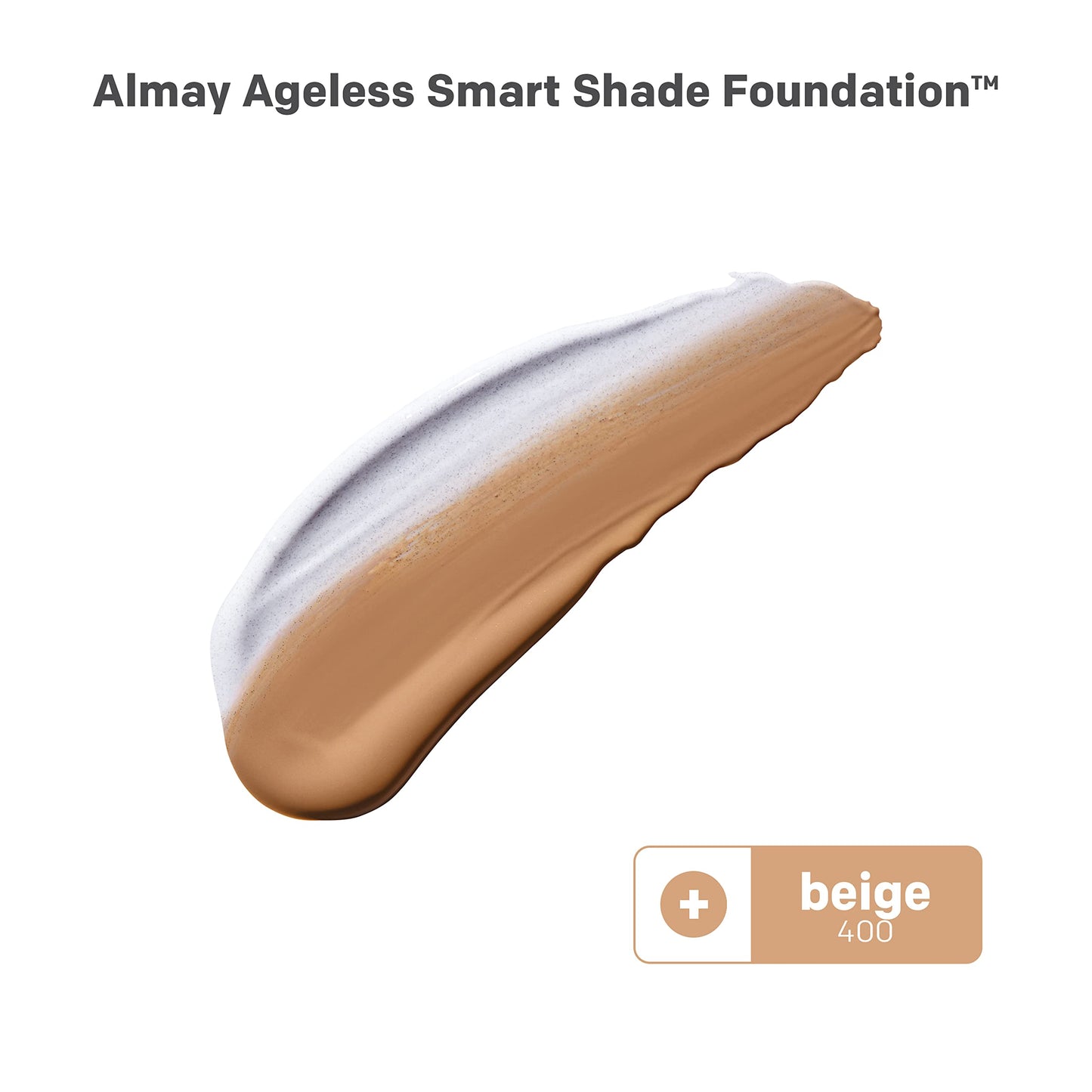 Almay Anti-Aging Foundation, Smart Shade Face Makeup with Hyaluronic Acid, Niacinamide, Vitamin C & E, Hypoallergenic, -Fragrance Free, 400 Beige, 1