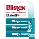 Blistex Medicated Lip Balm, 0.15 Ounce, 3 Count (Pack of 1) Prevent Dryness & Chapping, SPF 15 Sun Protection, Seals in Moisture, Hydrating Lip Balm
