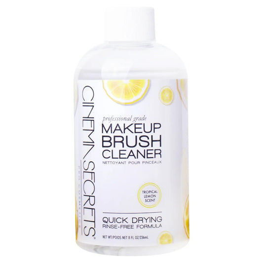 Cinema Secrets Original Makeup Brush Cleaner Solution - Professional Cleanser for Makeup Brushes - Quick-Drying, Rinse-Free Formula - Removes Stubborn