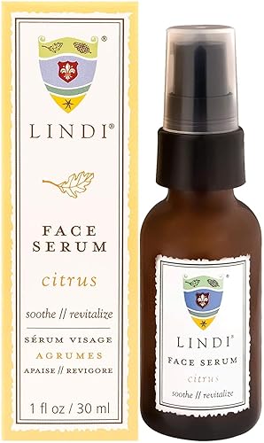 LINDI SKIN Face Serum Citrus - Ultimate Moisture and Comfort To Restore Your Skin Immediately - Reduce Facial Rash, Redness, and Itching - Relieves