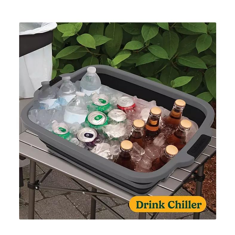 Cuisinart 4-in-1 Expandable Prep and Serve Tub cmt-1306 + bonus pack 5 bag clips