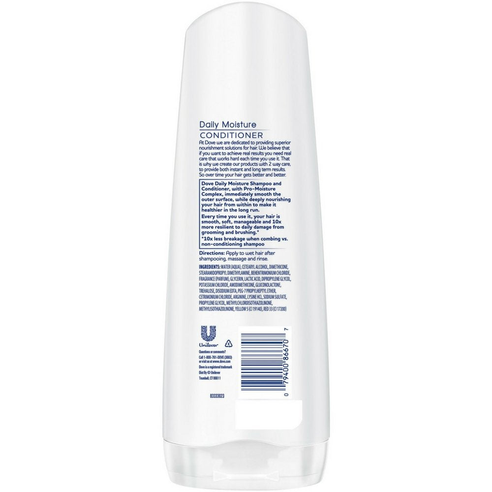 Dove Nutritive Solutions Conditioner Daily Moisture 12 oz (Pack of 5)