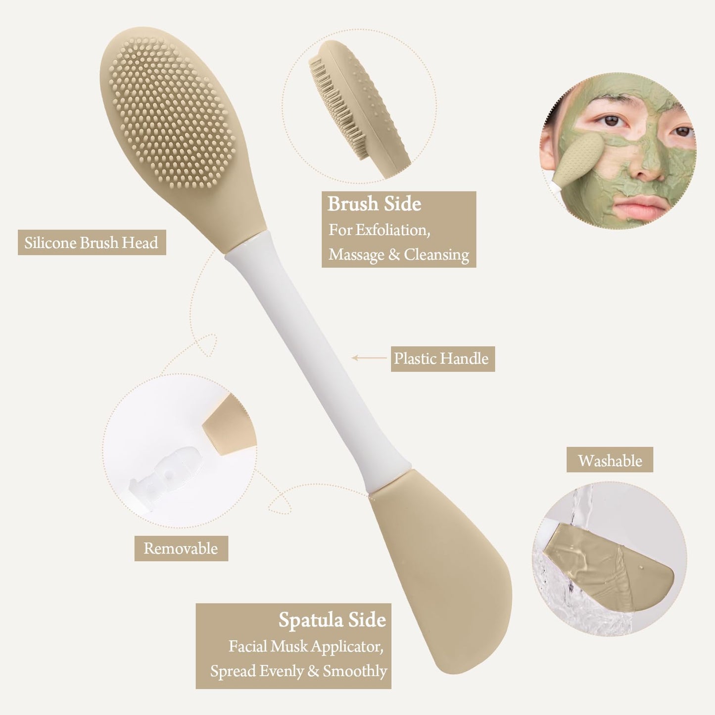 Real Perfection Gua Sha Facial Tools Face Roller for Wrinkles Jade Roller and Gua Sha Set, Scrubber Pore Brush Headband Skin Care Tools for Travel Beauty and Personal Care Real Perfection