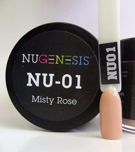 NuGenesis Nail Dipping Powder Color 1.5oz/43g - (NU01 Misty Rose) Beauty & Personal Care Nugenesis