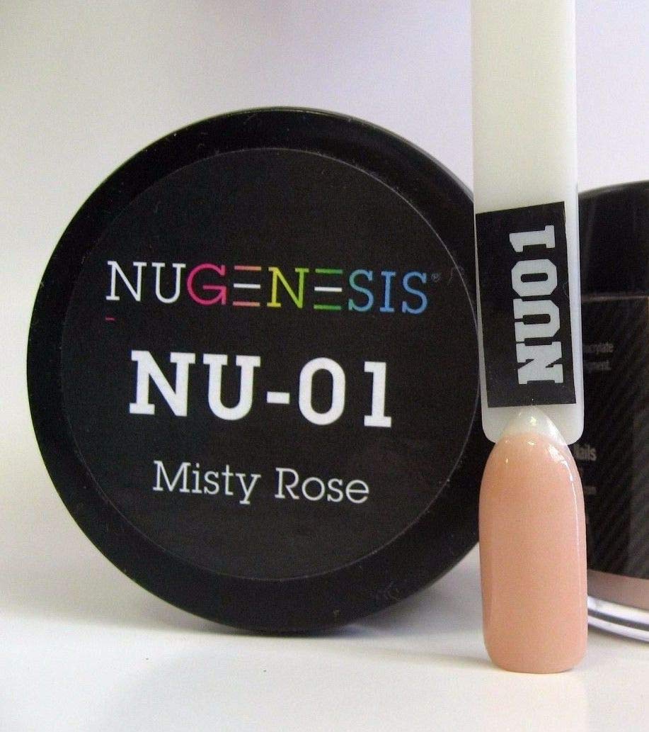NuGenesis Nail Dipping Powder Color 1.5oz/43g - (NU01 Misty Rose) Beauty & Personal Care Nugenesis
