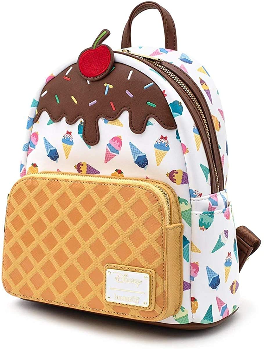 Loungefly x Disney Princess Ice Cream Mini-Backpack (One Size, White Multi)