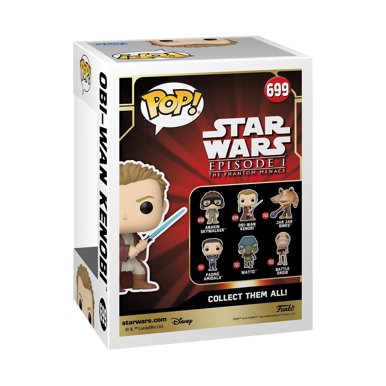 Funko POP! Star Wars: Episode 1 The Phantom Menace Anniversary - OBI-Wan Kenobi - (Young) - Collectable Vinyl Figure - Gift Idea - Official…