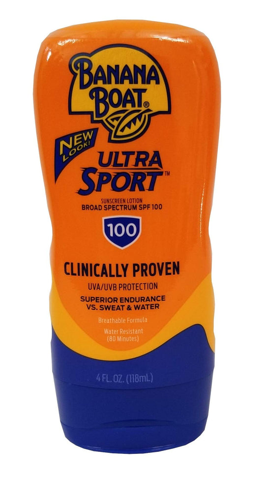 Banana Boat Sport Performance Sunscreen Lotion Spf 100 4 Ounce, 1 Count