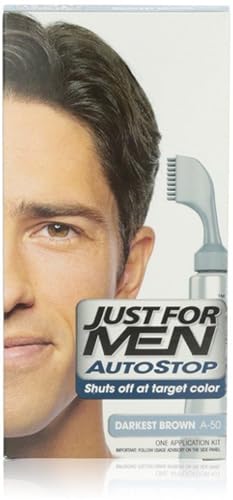 JUST FOR MEN AutoStop Haircolor, Darkest Brown A-50 1 ea (Pack of 9)9