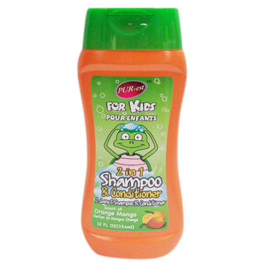 Purest Kids 2 In 1 Shampoo & Conditioner With Orange Mango(354ml) 2308805