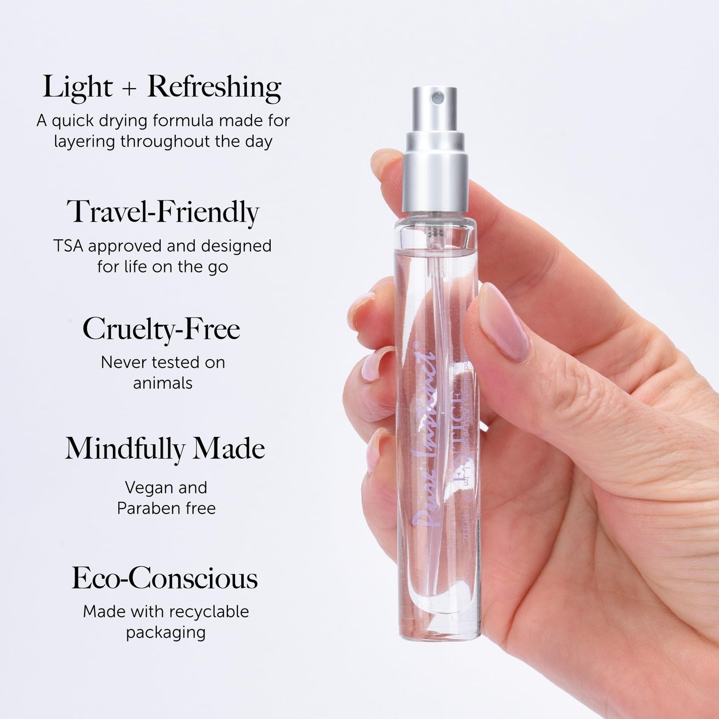 Pure Instinct ENTICE The Original Pheromone Infused Essential Oil Perfume Cologne - For Her Women - TSA Ready (Spray Bottle 0.31 Fl. Oz./9.2mL) Beauty & Personal Care Pure Instinct
