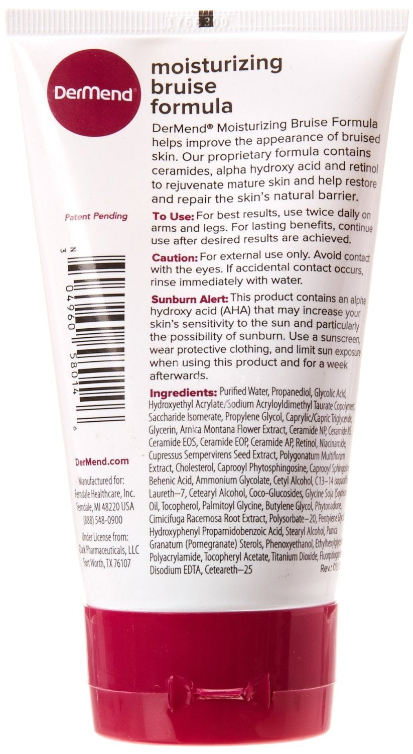 DerMend Moisturizing Bruise Formula Cream 4.50 oz (Pack of 10)