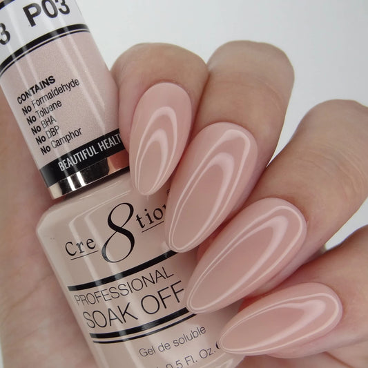 Cre8tion Gel - French Collection 0.5oz - P03 Precious Pink Beauty & Personal Care Pousutong