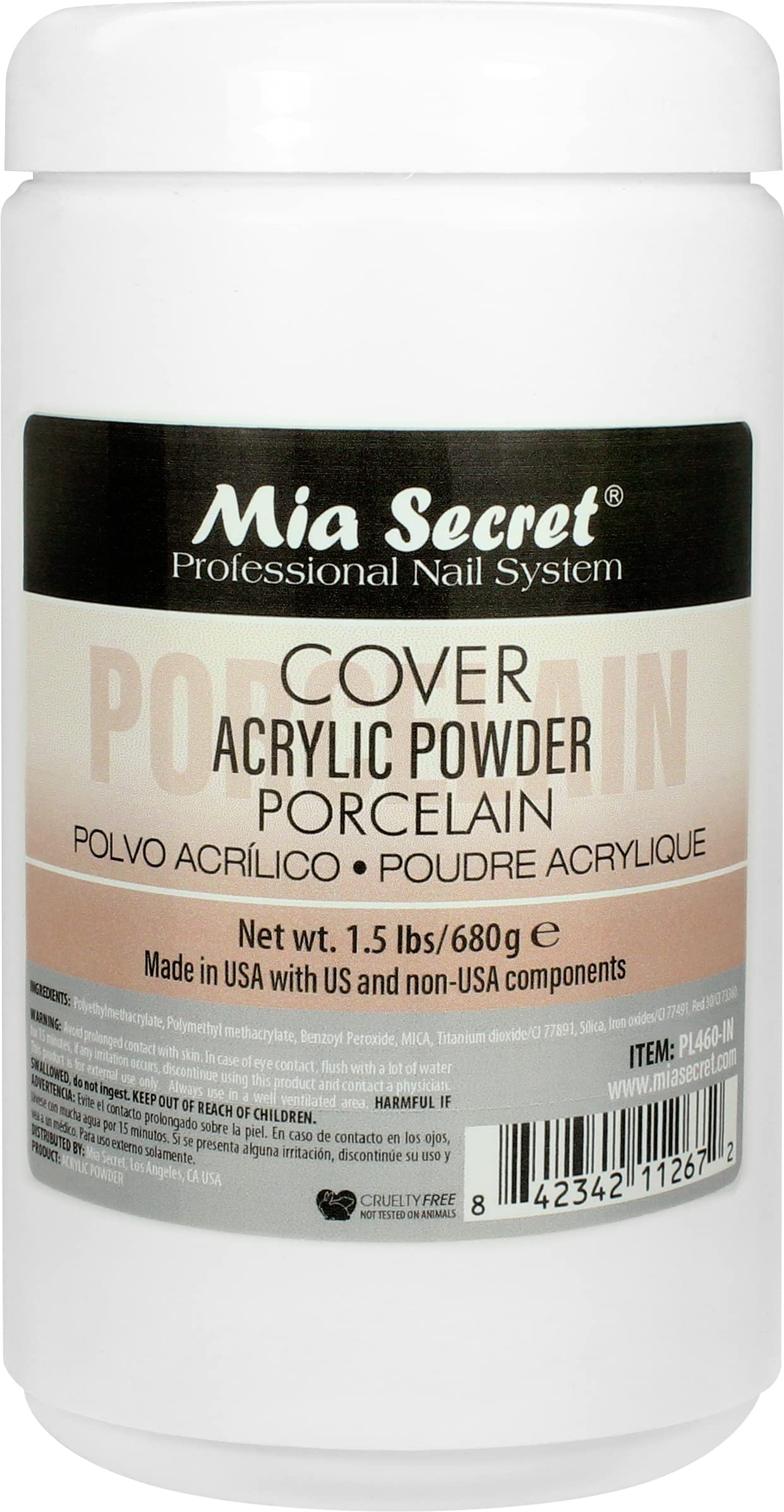 Cover Porcelain Acylic Powder Mia Secret (1.5 lbs) Beauty & Personal Care Mia Secret