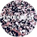 Pink Black White Dots Polyester Glitter | Craft Glitter | Glitter for Arts & Crafts | Tumblers | Cosmetics | Nails | Epoxy Resin Art | Slime | DIY |