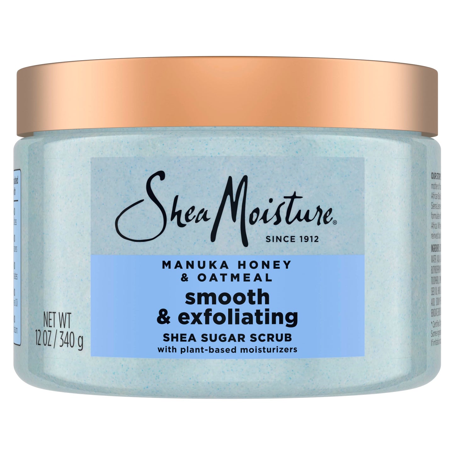SheaMoisture Shea Sugar Body Scrub Manuka Honey Oatmeal for smooth & exfoliating Smooth and Exfoliating Body scrub with 24h shea moisture nutrients 12 Beauty & Personal Care Shea Moisture