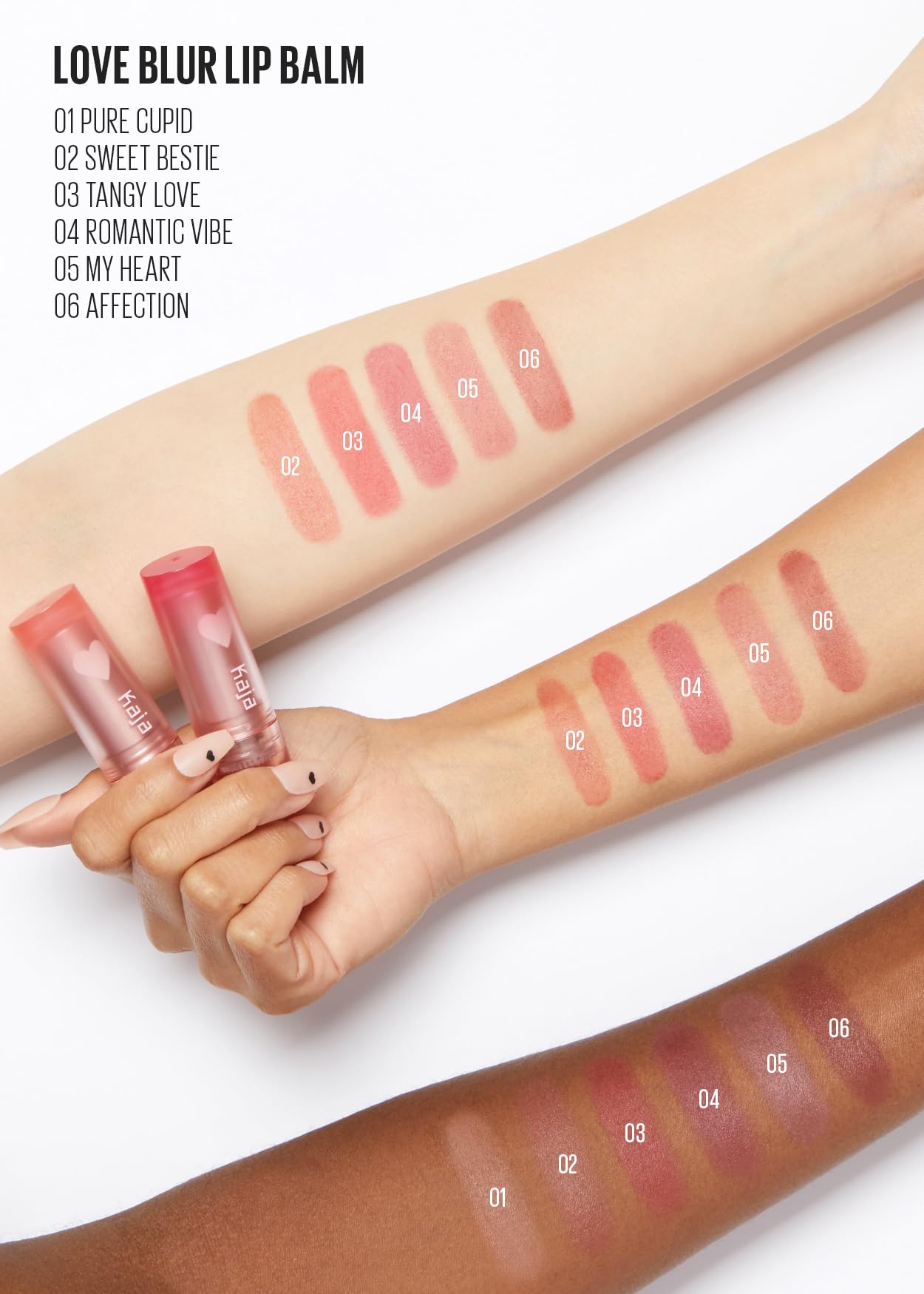 Kaja Love Blur Lip Balm - 04 Romantic Vibe - Soft & Comfort Semi-Matte Blurring Daily Color Lip Balm - Shea Butter, Avocado Oil, Citrus Unshiu Peel Beauty and Personal Care Kaja